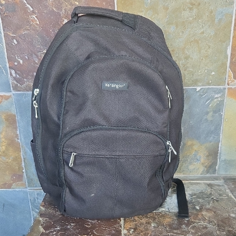 Kensington Black Backpack for Men